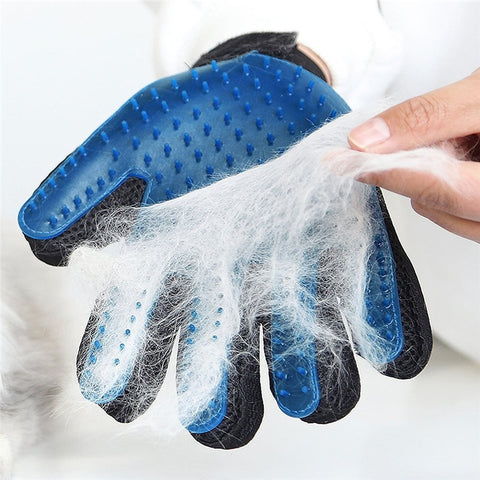 Image of Pet Grooming & Deshedding Glove Cat Dog Hair Brush Removal Pet Comb Massage Grooming Products in Five Colors