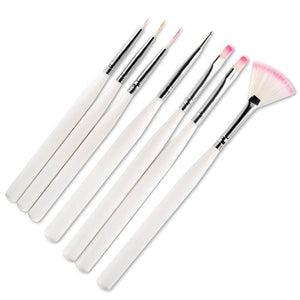 Cake Decorating Tool Set Baking Accessories 7 Pieces Multifunction Icing Pastry Brushes Fondant Cake Painting Brush Nail Art Brush Pen