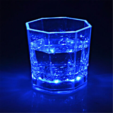 Image of Multicolor LED Glowing Glass with Flashing Lights Cup DrinkingShot Light LED Bar Night Club Party Bar