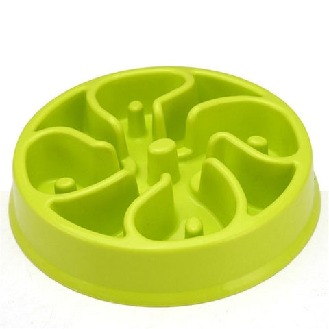 Image of Portable Pet Dog Feeding Food Bowls Puppy Slow Down Eating Feeder Dish Bowl Prevent Obesity Dogs Supplies