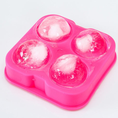 Image of Ice Cube Ball Maker Mold Mould Brick Round Bar Accessories High Quality Random Color Ice Mold Kitchen Tools