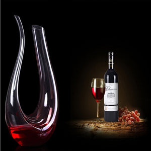 Handmade Crystal Decanter for Red Wine Brandy Cocktails Glass Decanter Aerator For Family Bar