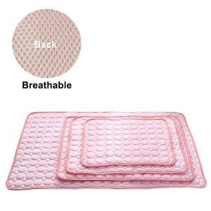 Cooling Summer Pad For Dogs & Cats Blanket Sofa Breathable Pet Dog Bed Summer Washable For Small Medium Large Dogs Car