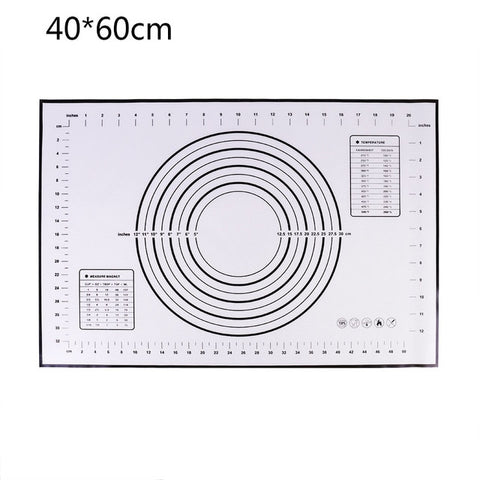 Image of Reusable Silicone Baking Mat Eco-Friendly Mat For Rolling Dough Pad Large Non-stick Oven Patisserie Baking Accessories Tools New