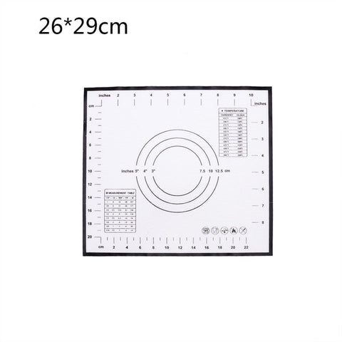 Image of Reusable Silicone Baking Mat Eco-Friendly Mat For Rolling Dough Pad Large Non-stick Oven Patisserie Baking Accessories Tools New