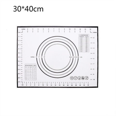 Image of Reusable Silicone Baking Mat Eco-Friendly Mat For Rolling Dough Pad Large Non-stick Oven Patisserie Baking Accessories Tools New