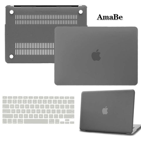 Image of Hard Shell Laptop Protector Case + Keyboard Cover for Apple MacBook Air Pro Retina 11 12 13 15 inch