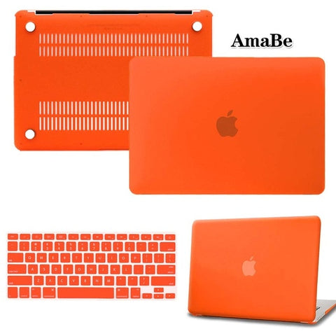 Image of Hard Shell Laptop Protector Case + Keyboard Cover for Apple MacBook Air Pro Retina 11 12 13 15 inch