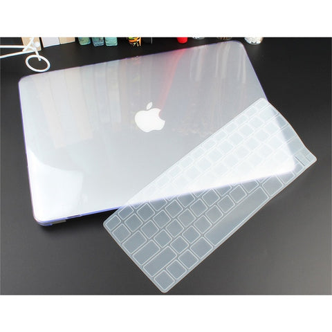 Image of Crystal Hard Case For Macbook Air 13 Retina Pro 13 15 16 Hard Cover With Free Keyboard Cover