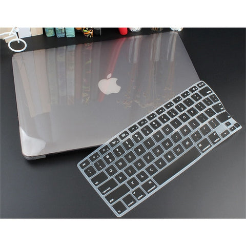 Image of Crystal Hard Case For Macbook Air 13 Retina Pro 13 15 16 Hard Cover With Free Keyboard Cover