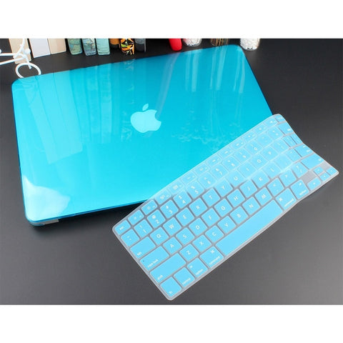 Image of Crystal Hard Case For Macbook Air 13 Retina Pro 13 15 16 Hard Cover With Free Keyboard Cover