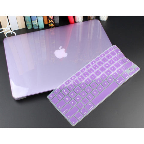 Image of Crystal Hard Case For Macbook Air 13 Retina Pro 13 15 16 Hard Cover With Free Keyboard Cover