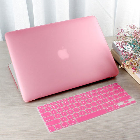 Image of Crystal Hard Case For Macbook Air 13 Retina Pro 13 15 16 Hard Cover With Free Keyboard Cover