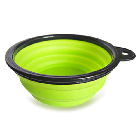 Image of Collapsible Folding Dog Bowl Water Bowl Kettle Pet Dog Food Bowl Dog Bowl Portable Pet Travel Bowl