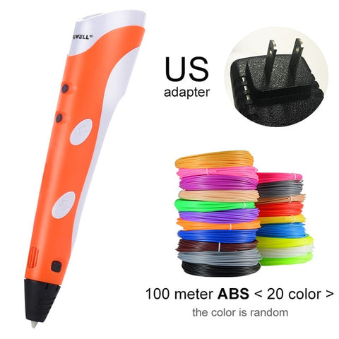 Image of 3D Printing & Doodling Pen Perfect Creative Toy Birthday Gift For Kids and Adults with Design Drawing