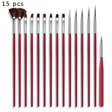 Image of Cake Decorating Tool Set Baking Accessories 7 Pieces Multifunction Icing Pastry Brushes Fondant Cake Painting Brush Nail Art Brush Pen