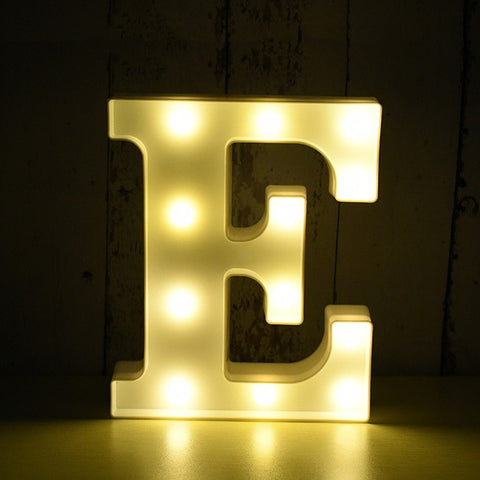 Image of Light Up LED Alphabet Letters for Wedding Birthday Party Festival Dorm Room Mother's Day Home Decoration