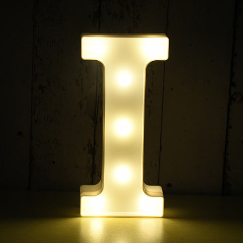 Image of Light Up LED Alphabet Letters for Wedding Birthday Party Festival Dorm Room Mother's Day Home Decoration