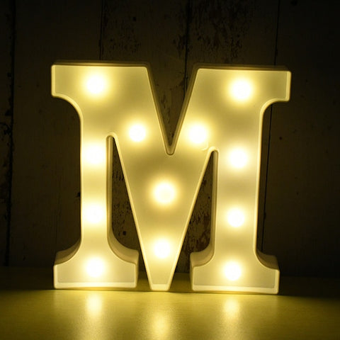 Image of Light Up LED Alphabet Letters for Wedding Birthday Party Festival Dorm Room Mother's Day Home Decoration