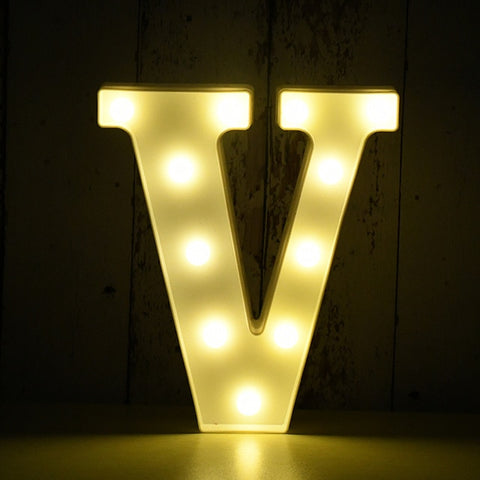 Image of Light Up LED Alphabet Letters for Wedding Birthday Party Festival Dorm Room Mother's Day Home Decoration