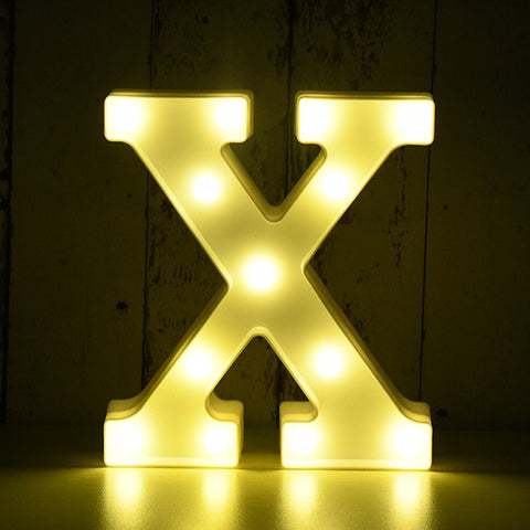 Image of Light Up LED Alphabet Letters for Wedding Birthday Party Festival Dorm Room Mother's Day Home Decoration