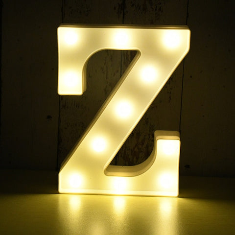 Image of Light Up LED Alphabet Letters for Wedding Birthday Party Festival Dorm Room Mother's Day Home Decoration