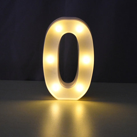 Image of Light Up LED Alphabet Letters for Wedding Birthday Party Festival Dorm Room Mother's Day Home Decoration