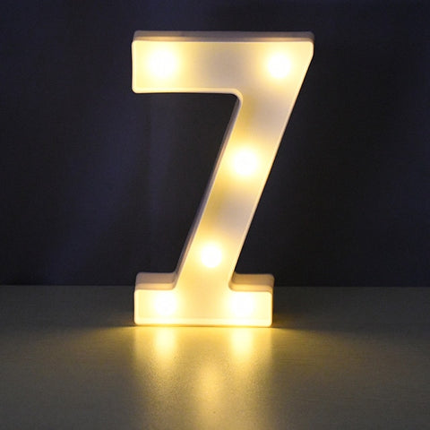 Image of Light Up LED Alphabet Letters for Wedding Birthday Party Festival Dorm Room Mother's Day Home Decoration