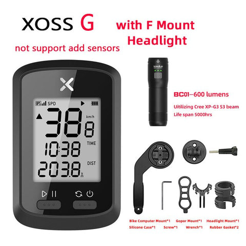 Image of Waterproof Wireless GPS Bike Computer w/LED Digital Display Odometer Stopwatch Speedometer Watch for Road Cycle MTB Bicycle Bluetooth ANT+  Sprint Cycling