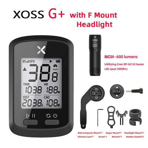 Image of Waterproof Wireless GPS Bike Computer w/LED Digital Display Odometer Stopwatch Speedometer Watch for Road Cycle MTB Bicycle Bluetooth ANT+  Sprint Cycling