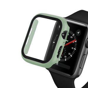 Glass & Case Protectors For Apple Watch Series 1 through 6 (38 MM/40 MM/42MM/44MM)