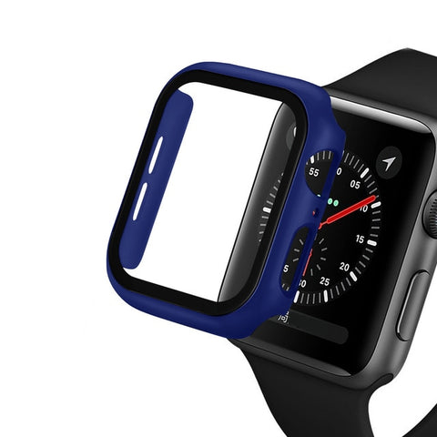 Image of Glass & Case Protectors For Apple Watch Series 1 through 6 (38 MM/40 MM/42MM/44MM)