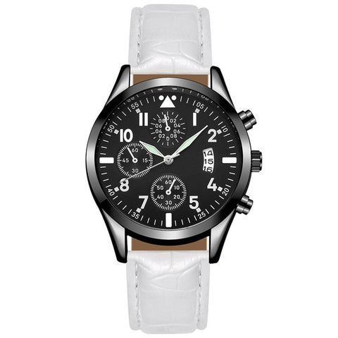 Image of Quartz Men's Wristwatch Luminous Classic Calendar Mens Business Steel Watch