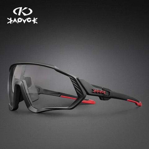 Image of Photochromic Cycling Sunglasses Men Women Sport Road Mountain Bike Bicycle Glasses Cycling Glasses Eyewear Protection Goggle