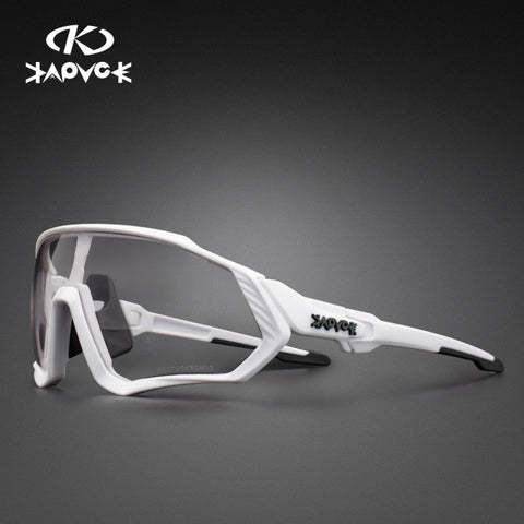 Image of Photochromic Cycling Sunglasses Men Women Sport Road Mountain Bike Bicycle Glasses Cycling Glasses Eyewear Protection Goggle