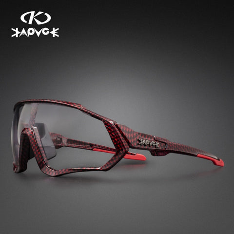 Image of Photochromic Cycling Sunglasses Men Women Sport Road Mountain Bike Bicycle Glasses Cycling Glasses Eyewear Protection Goggle