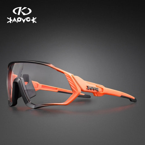 Image of Photochromic Cycling Sunglasses Men Women Sport Road Mountain Bike Bicycle Glasses Cycling Glasses Eyewear Protection Goggle