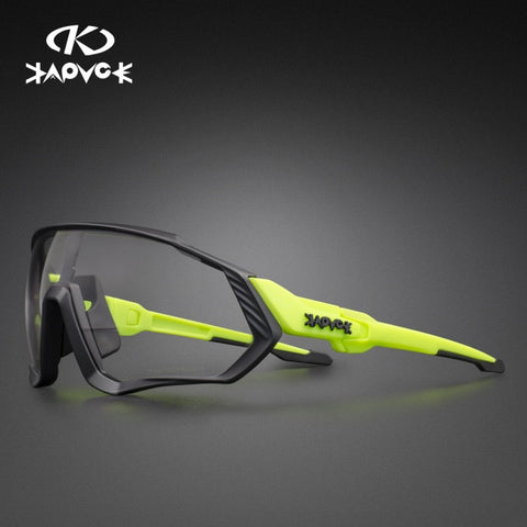 Image of Photochromic Cycling Sunglasses Men Women Sport Road Mountain Bike Bicycle Glasses Cycling Glasses Eyewear Protection Goggle
