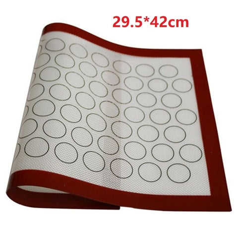 Image of Non-Stick Silicone Baking Mat Non-Stick Baking Oven Sheet Liner for Cookie /Bread/ Macaroon/Biscuits Kitchen Tools