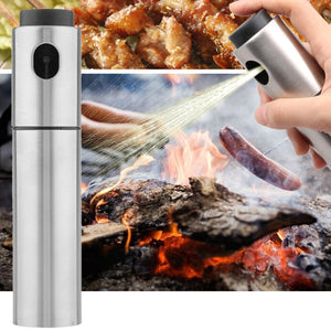 Behokic Stainless Steel Olive Pump Spray Bottle Oil Sprayer Oiler Pot BBQ Barbecue Cooking Tool Can Pot Cookware kitchen Tool - CBIStore