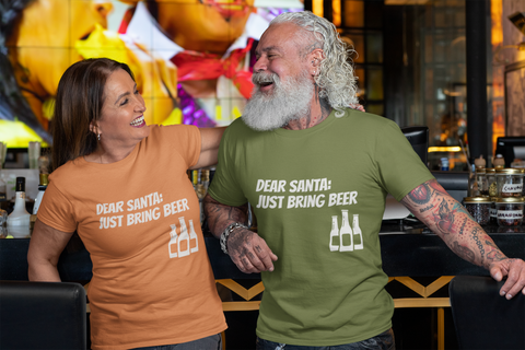 Image of Dear Santa Just Bring Beer - Unisex T-Shirt