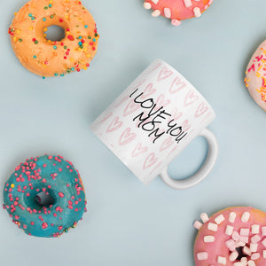 I Love You Mom - Hearts Mug